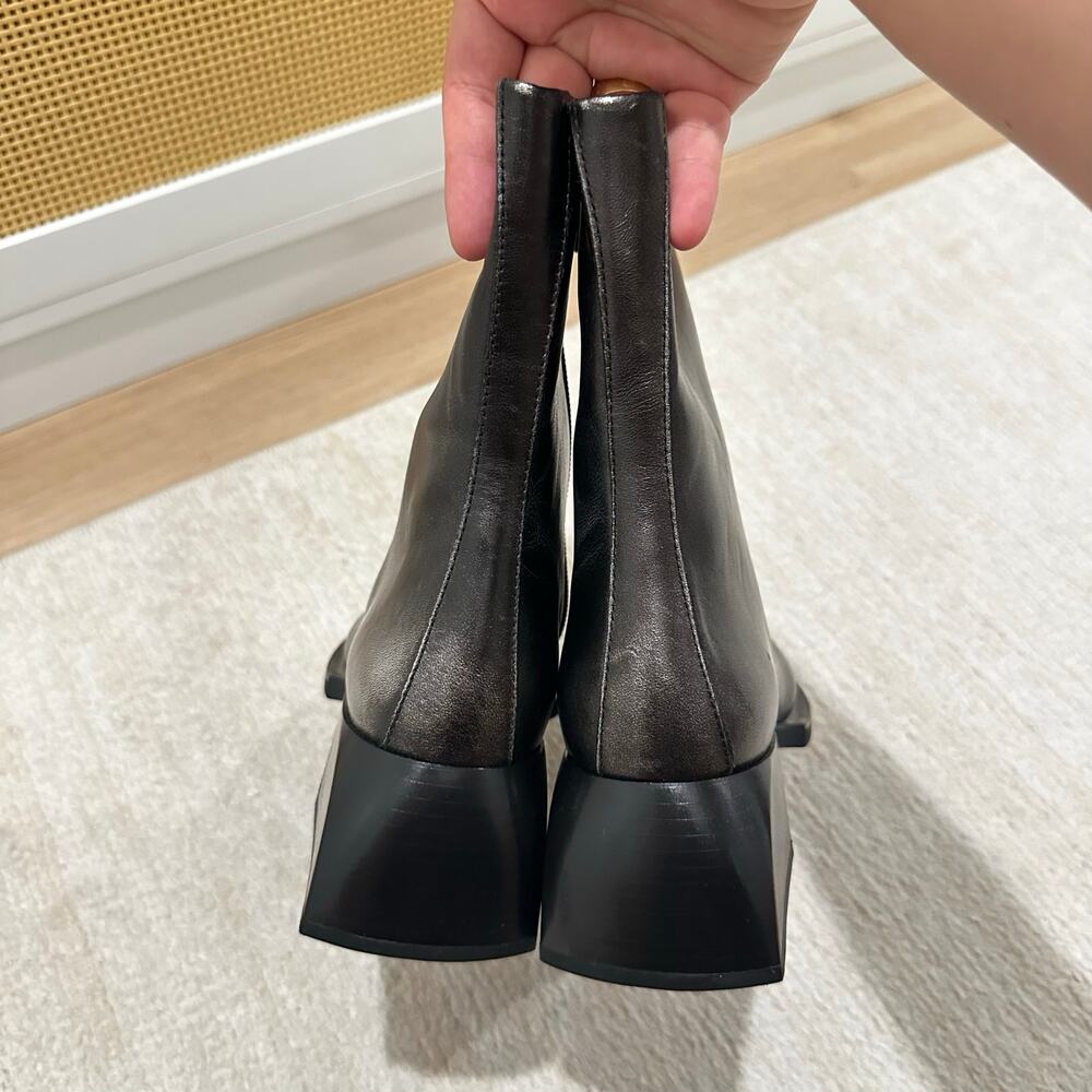 Vagabond Metallic Ankle Boots - Picture 8 of 14